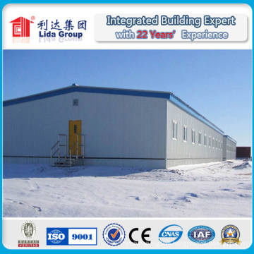 Painting or Hot Galvanized Light Steel Structure Building Prefabricated Warehouse for Construction